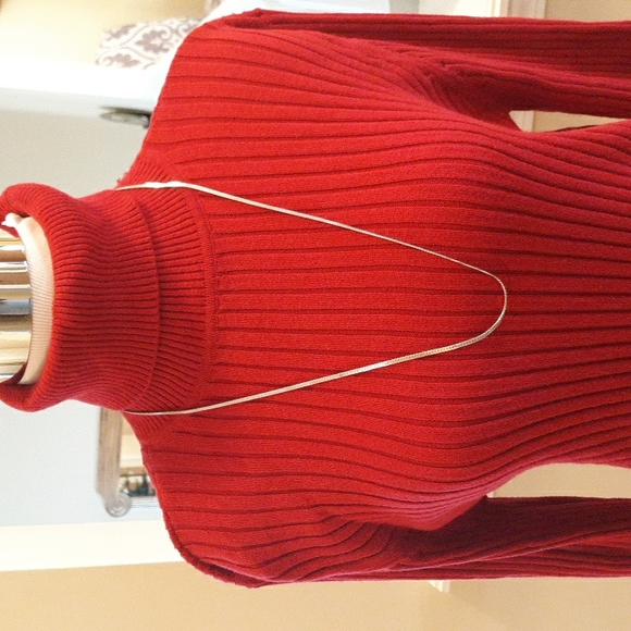 Vintage Silver tone Necklace by Trafari 15"L - Picture 3 of 11